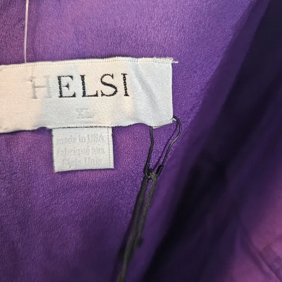 NWT Helsi Anita Strapless Sequin Fit & Flare Violet Dress XL 12-14 - Picture 10 of 13